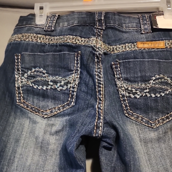 Cowgirl Tuff NWT Trailblaibers Blue Denim Jeans with Embroidery In Size 29 - Picture 8 of 10